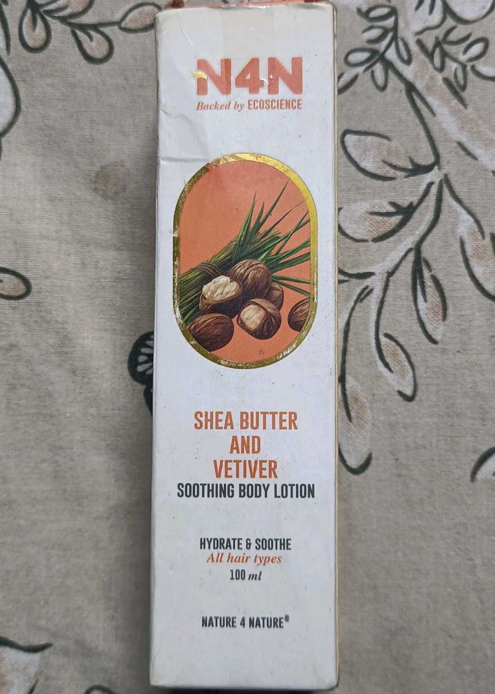 N4N Shea Butter and Vetiver Body Lotion