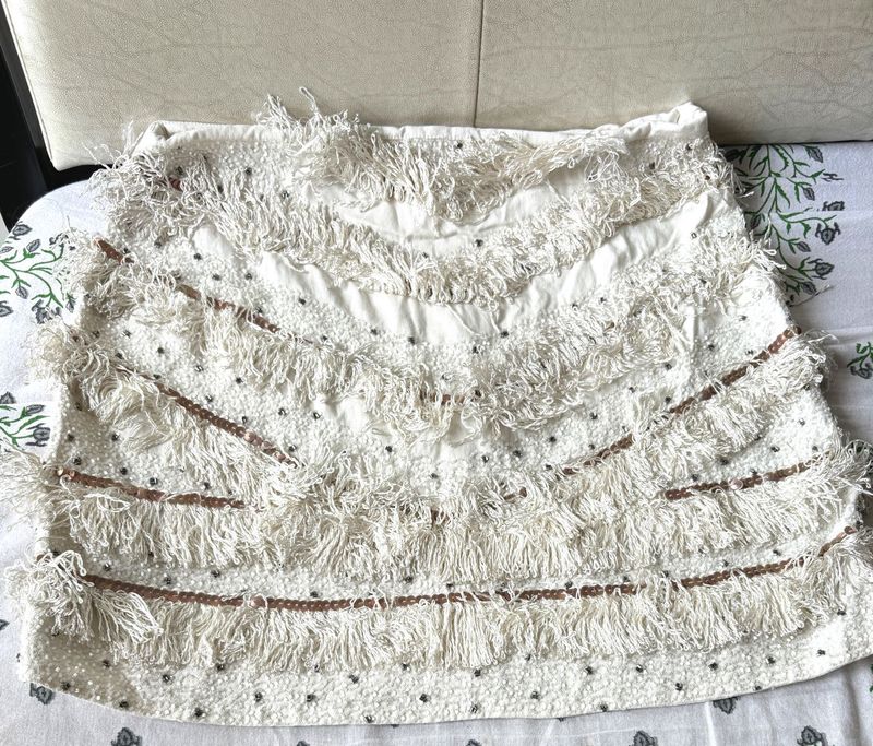 Boho Fringe Mini Skirt