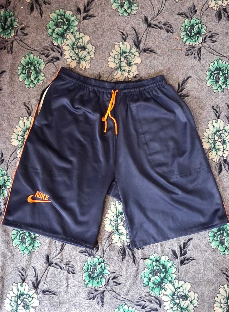 Nike Athletic Shorts Navy Orange