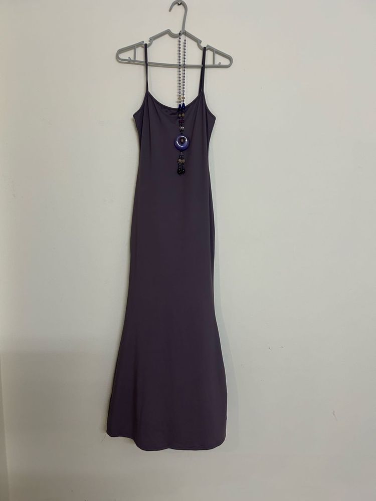 PHOEBE BUFFAY Sleek Spaghetti Strap Maxi Dress