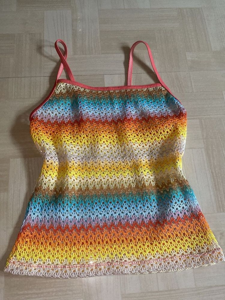 Colorful Crochet Tank Top ( s)
