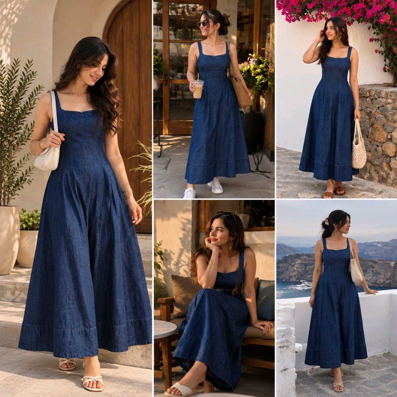 Stylish Denim Dress