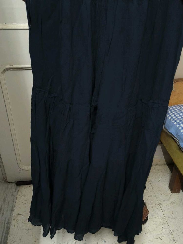Comfortable Navy Blue Palazzo Pants