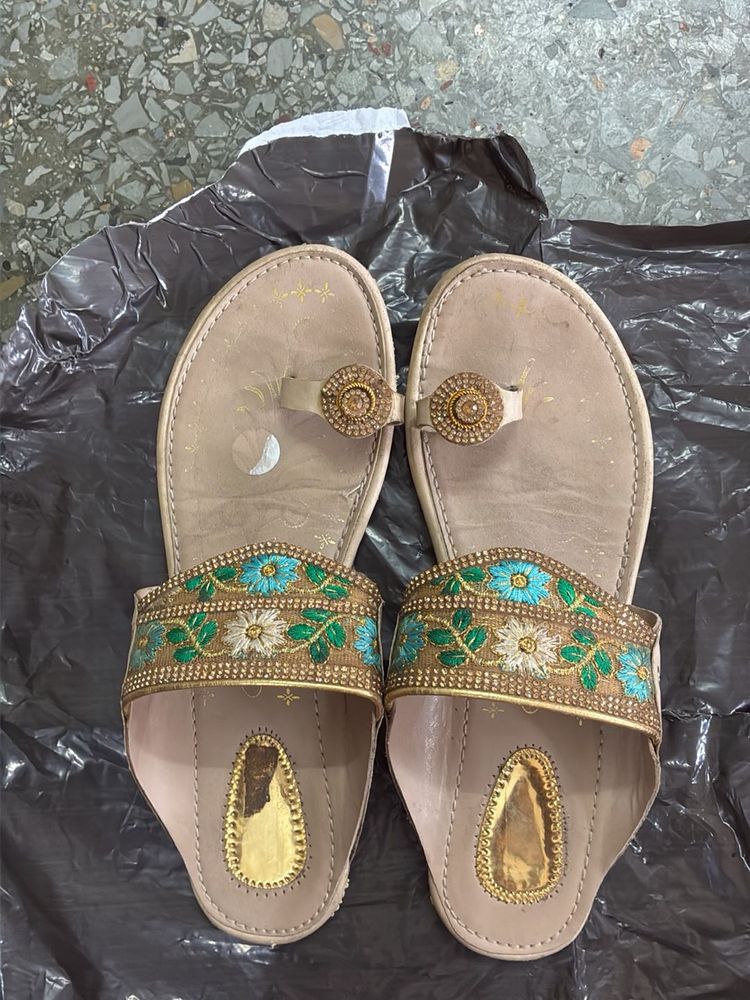 Embellished Flat Sandals for Women