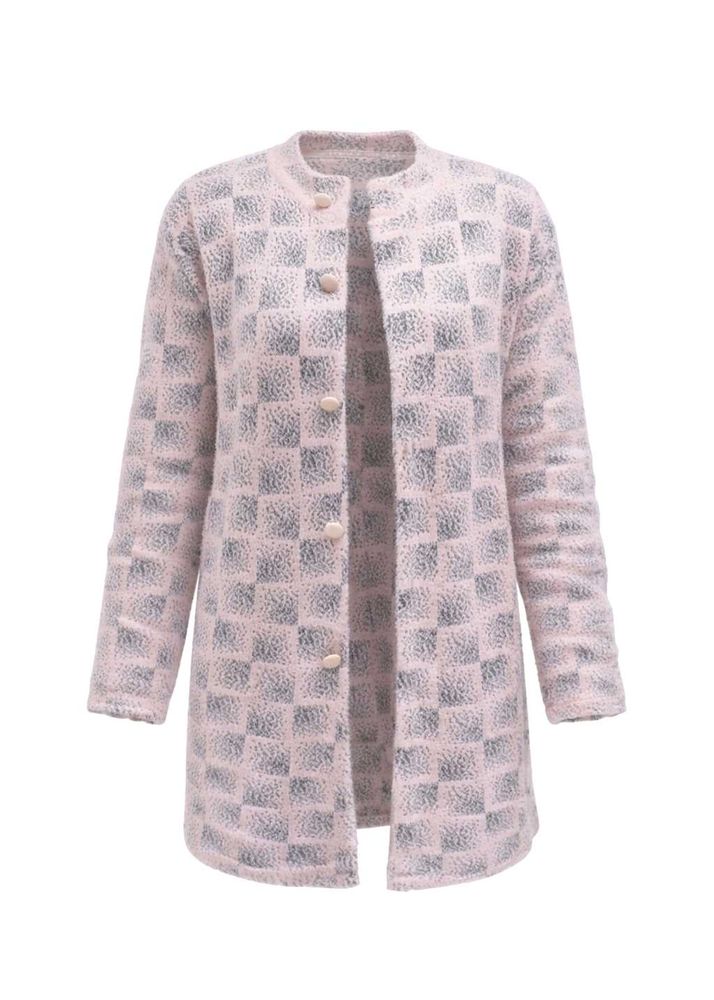 Pink fur Knit Coat sweter