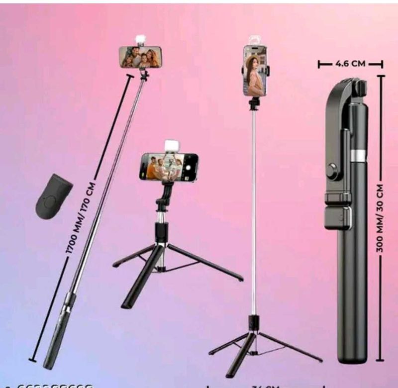 3-in-1 Selfie Stick Tripod