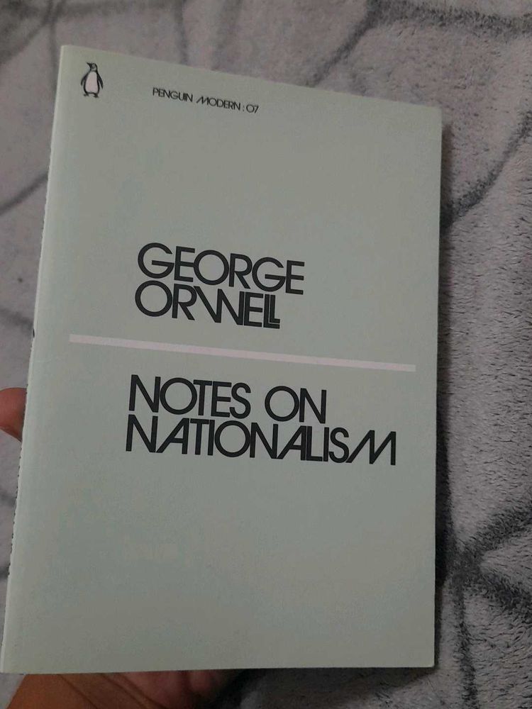 George Orwell Notes on Nationalism
