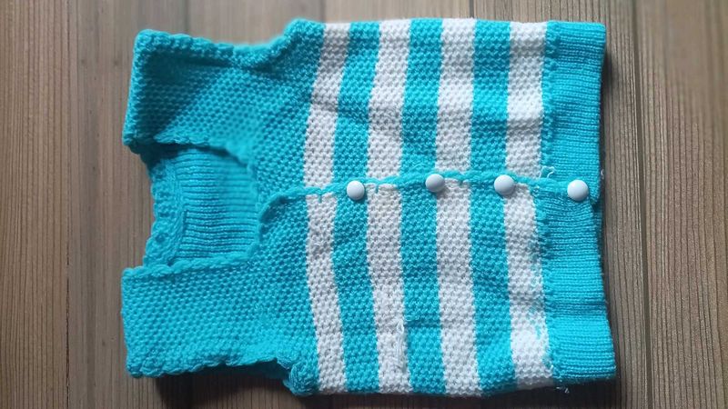 Striped Knit Sweater Vest