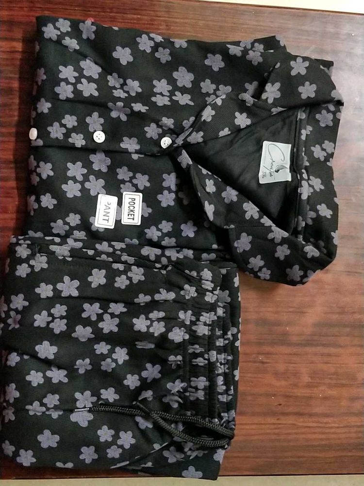 Floral Pajama Set