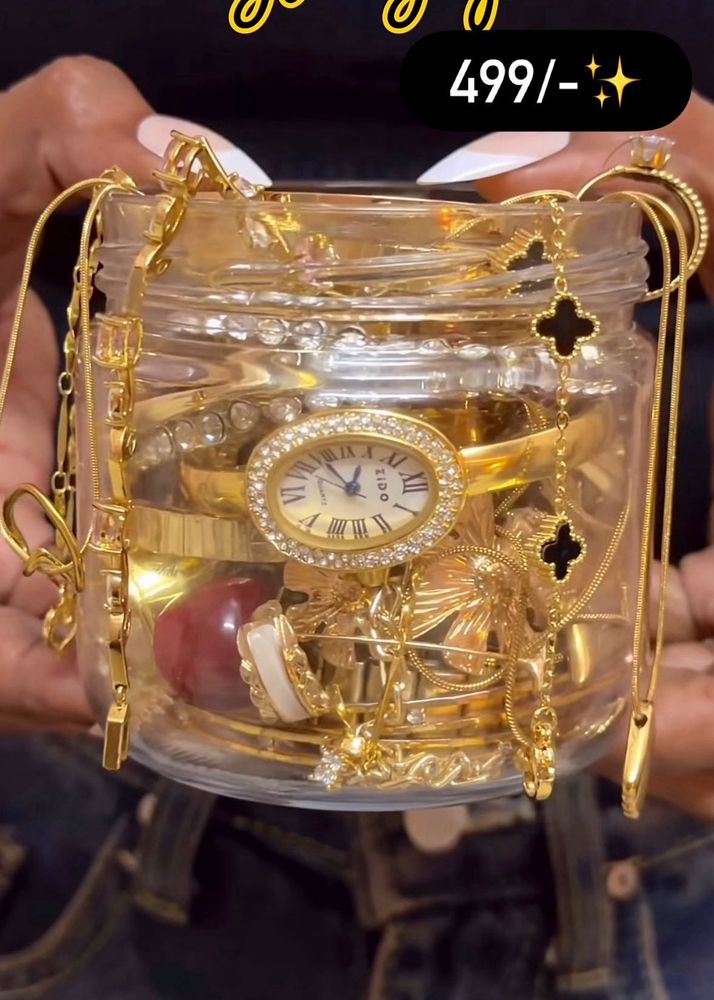 Mystery Gold-Tone Jewellery Gift Set