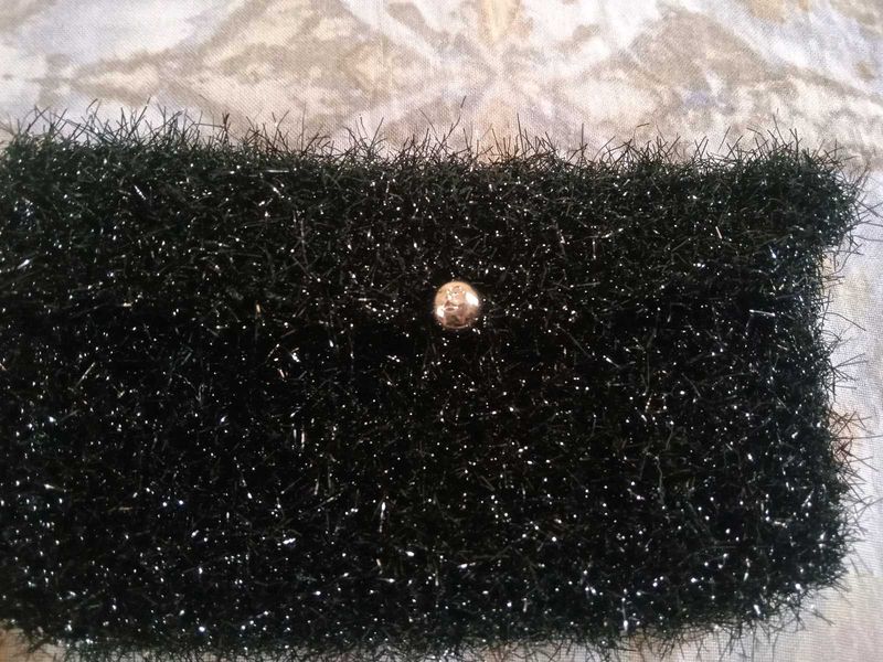 ✨ Handmade Sparkle Clutch Bag
