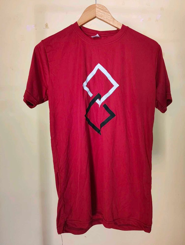 Red Graphic Print T-Shirt
