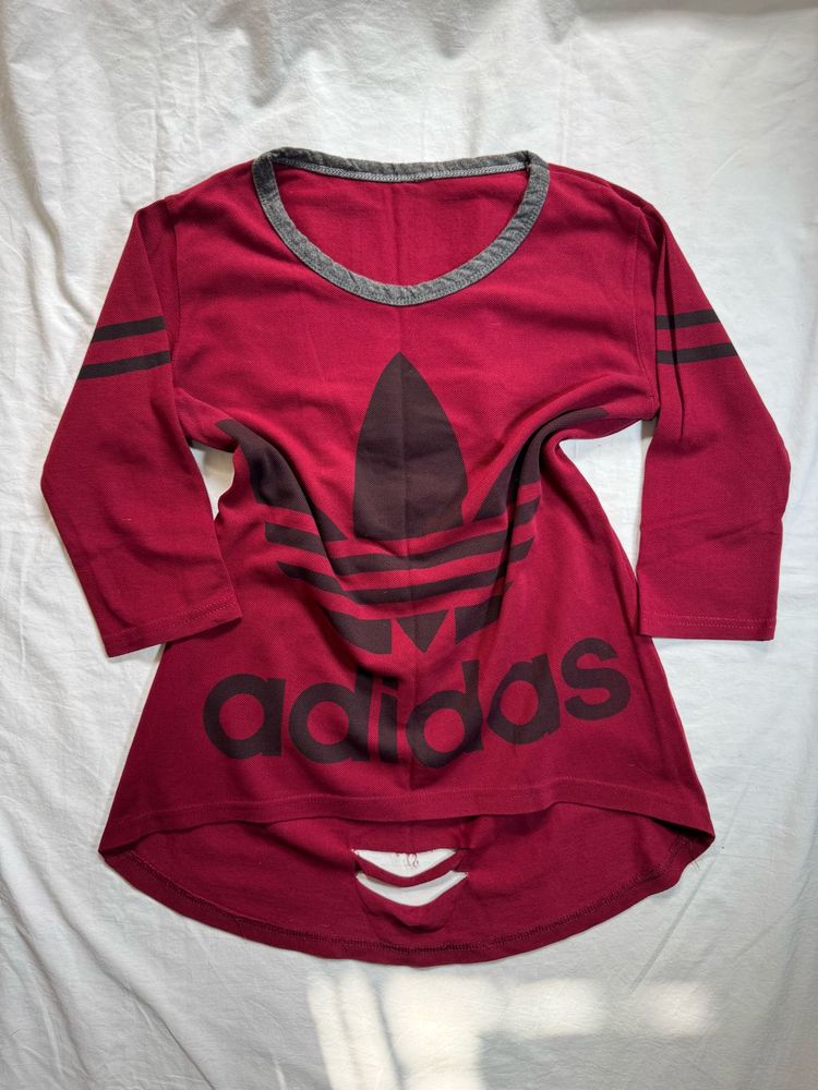 Adidas Printed Distressed Top