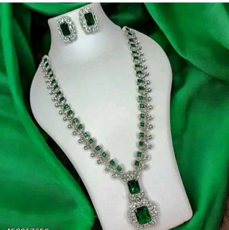 Dark Green trending jewelery Set best gift Beloved