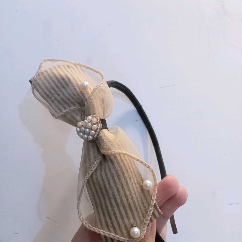Pearl Bow Headband