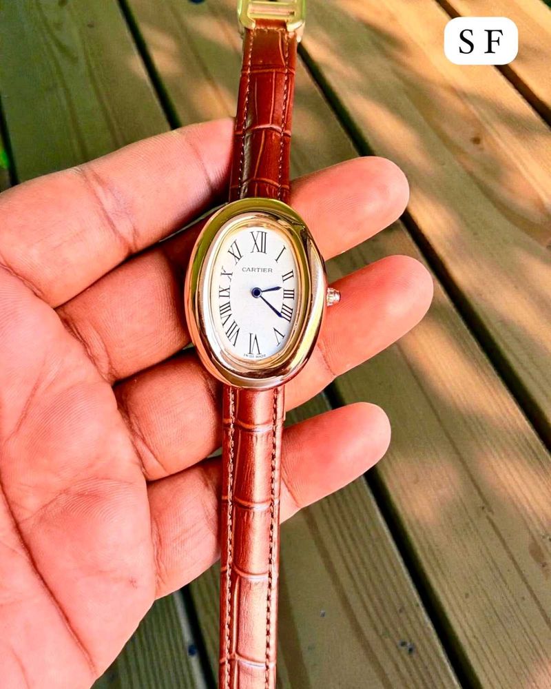 Elegant Oval Cartier Watch