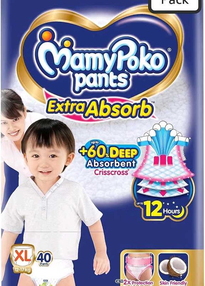 MamyPoko Pants Extra Absorb Baby Diapers,