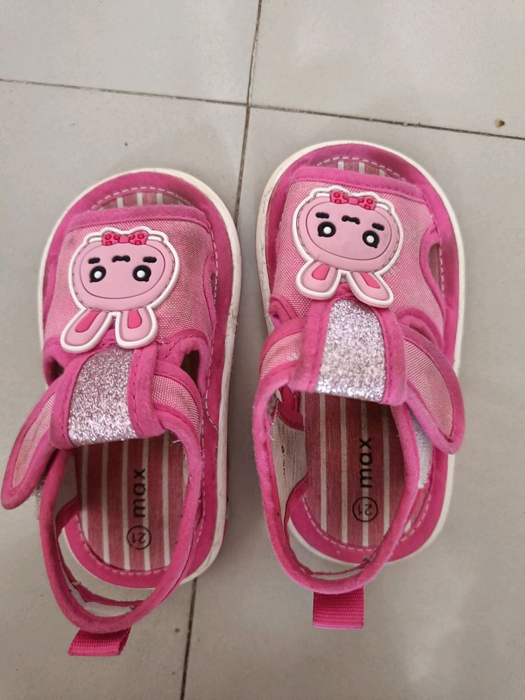 4pairs Of Baby Girl Shoes