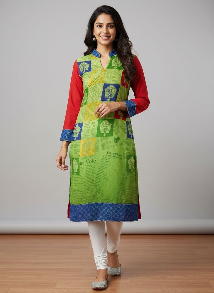 Unique Patterned Tunic Top