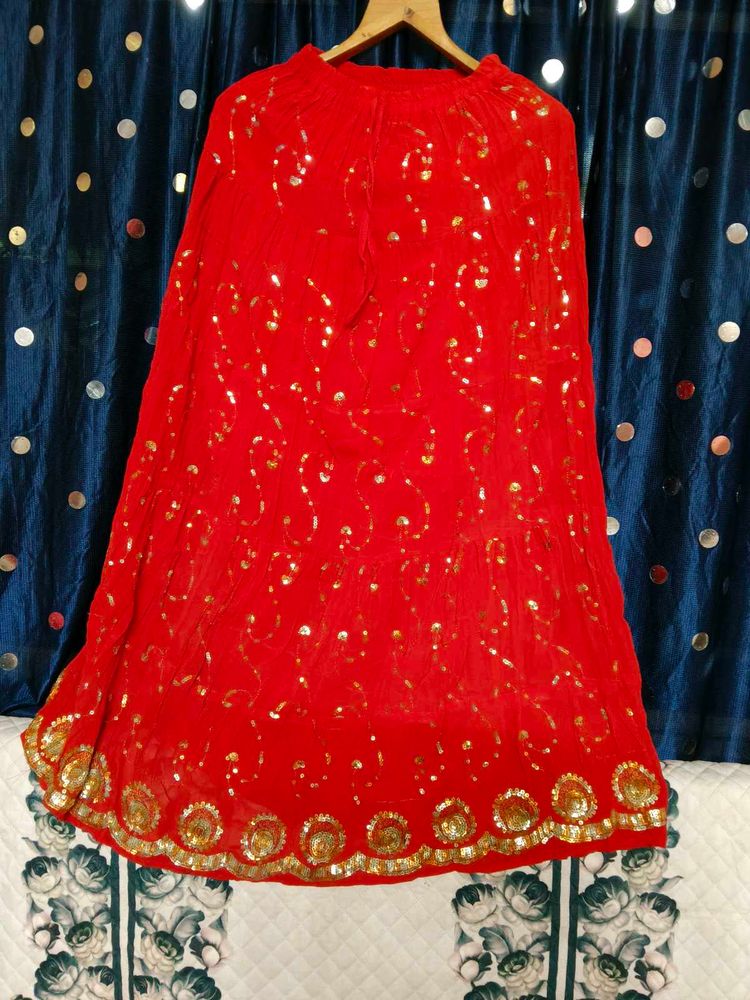 Red ♥️ Ethnic Skirt