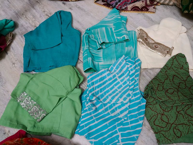 6 Blouses In Good Condition
