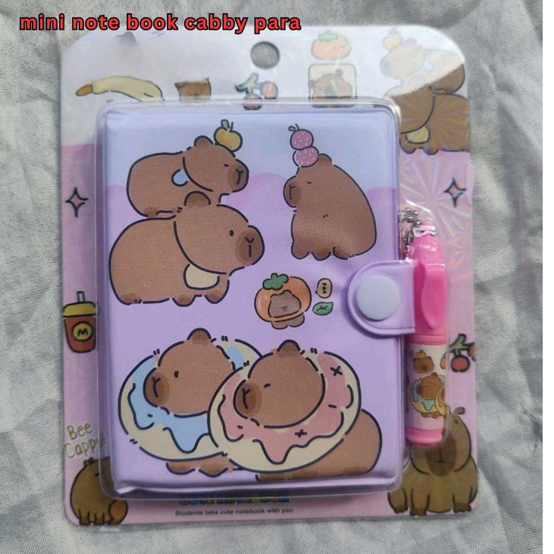 Cute Capybara Mini Notebook