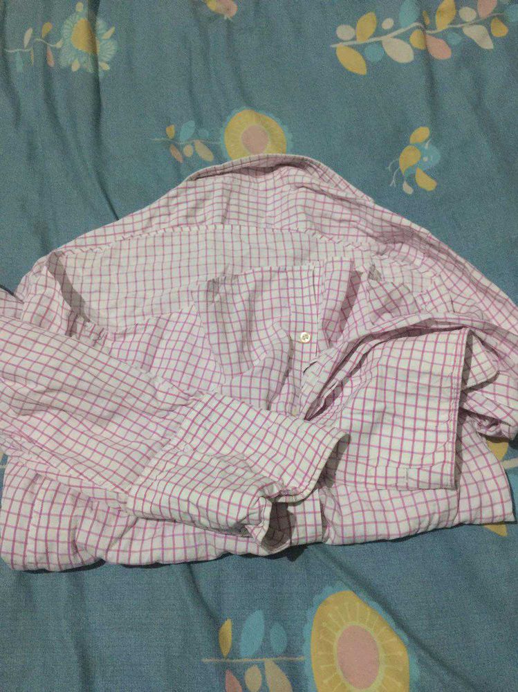 Classic Pink Checkered Shirt