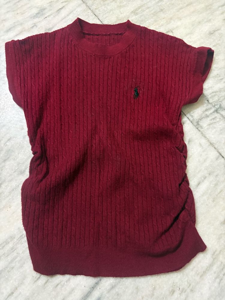 Ralph Lauren Cable Knit Top