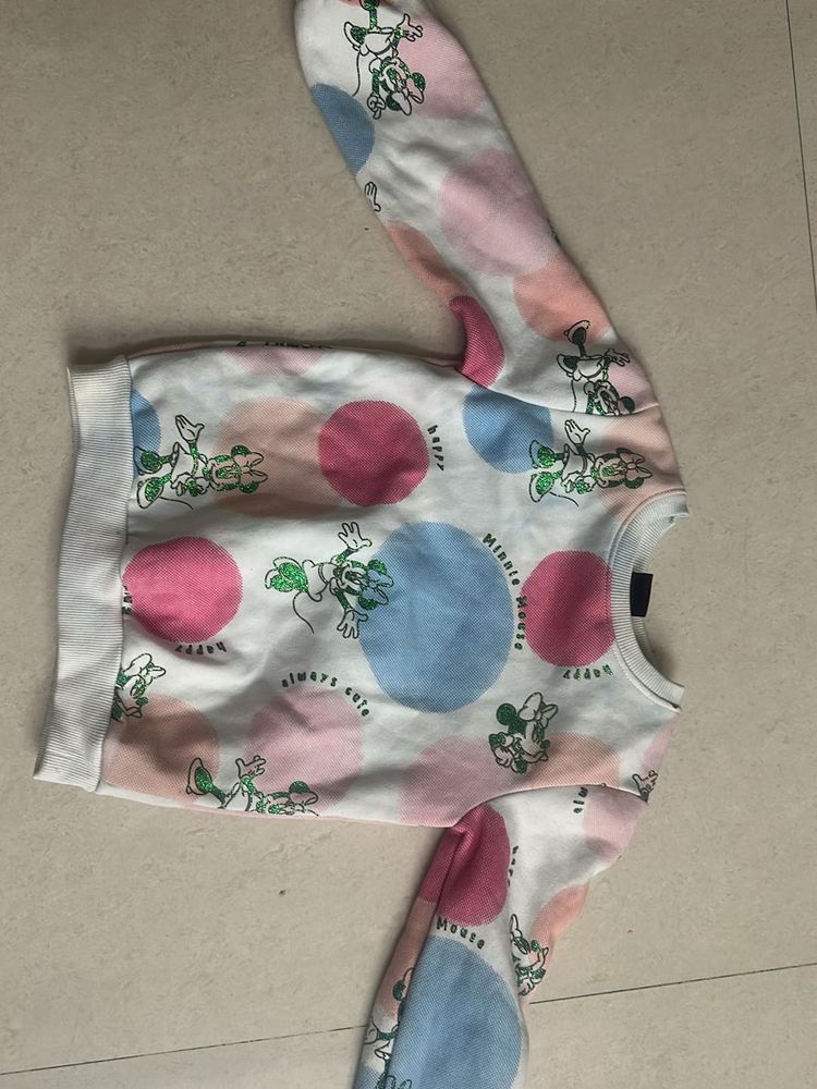 Minnie Mouse Polka Dot Sweatshirt
