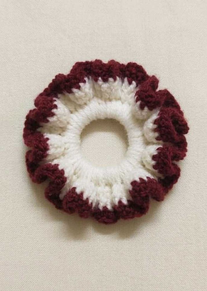 Handmade Crochet  Scrunchie (pack of 1)