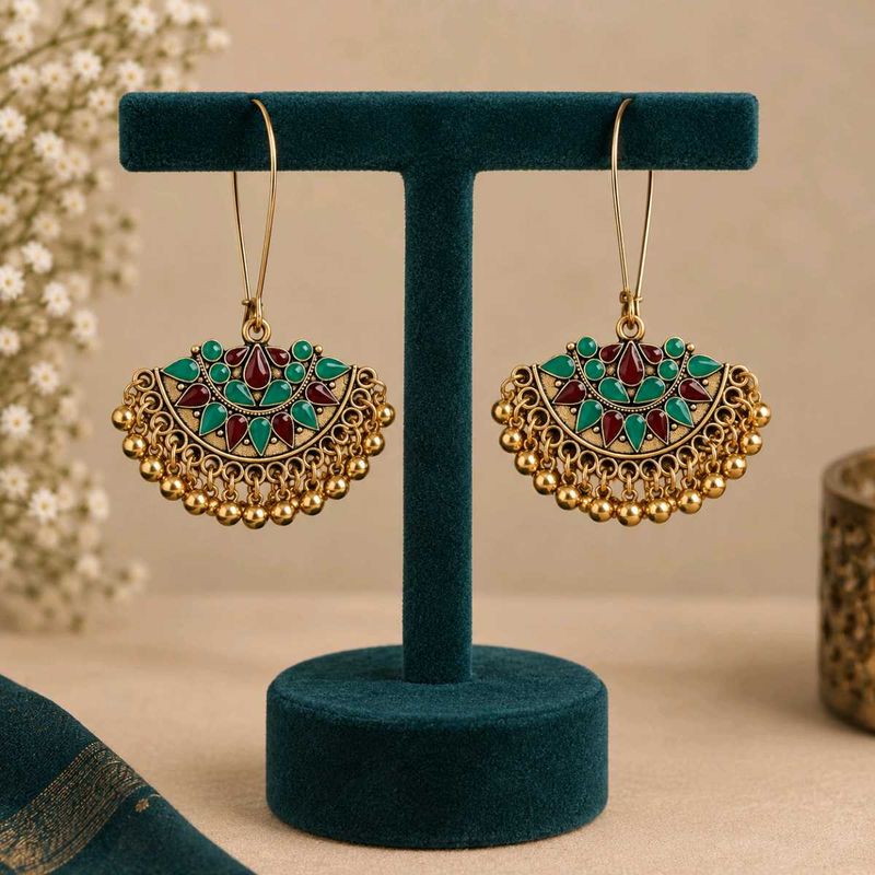 Bohemian Fan Earrings