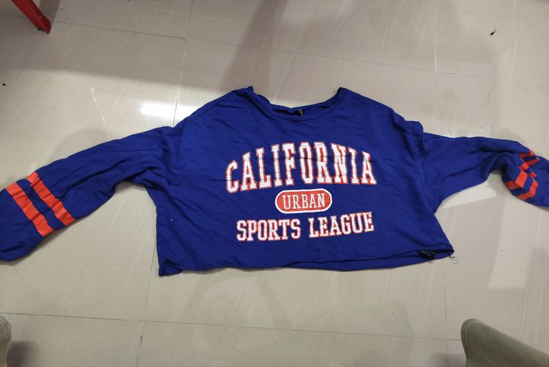 H&amp;M Navy Blue Corp T Shirt