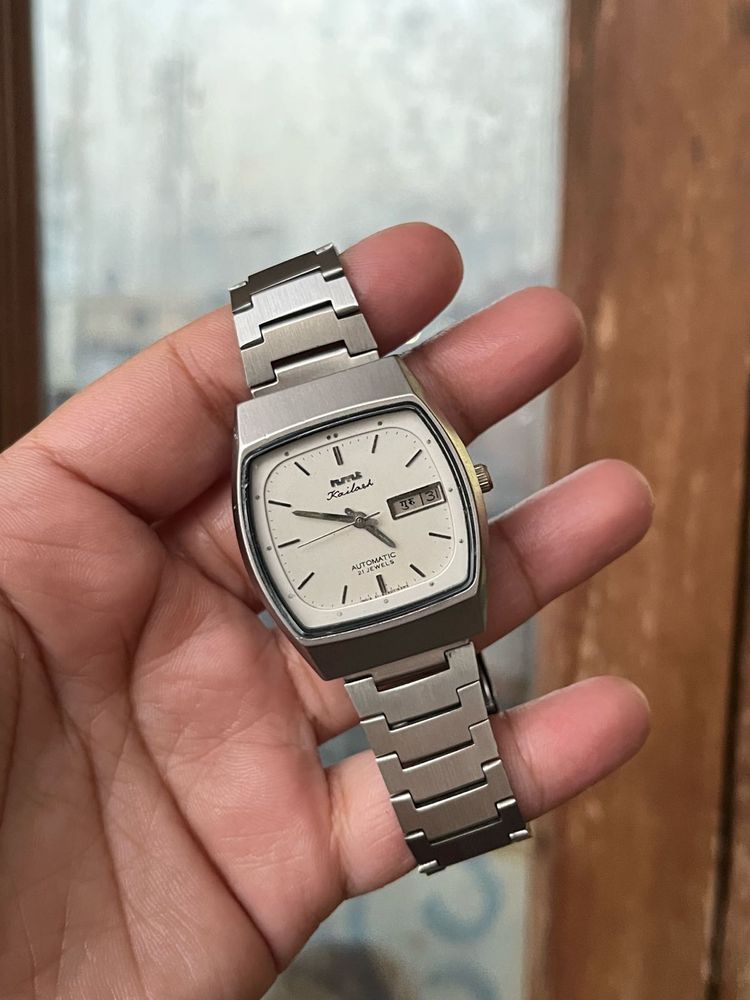 Vintage Hmt kailash Automatic  Steel Watch