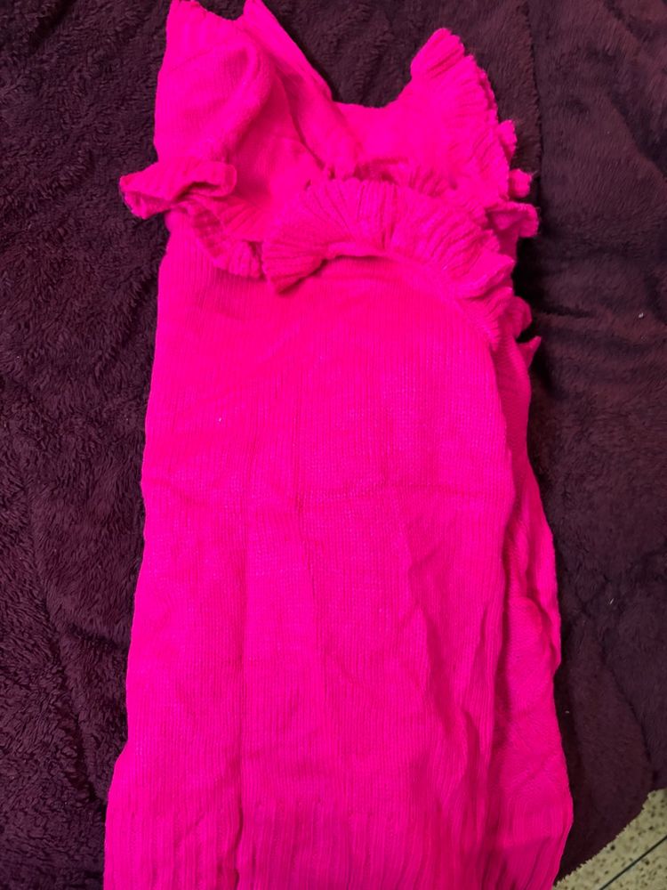 Pink Ruffle Top