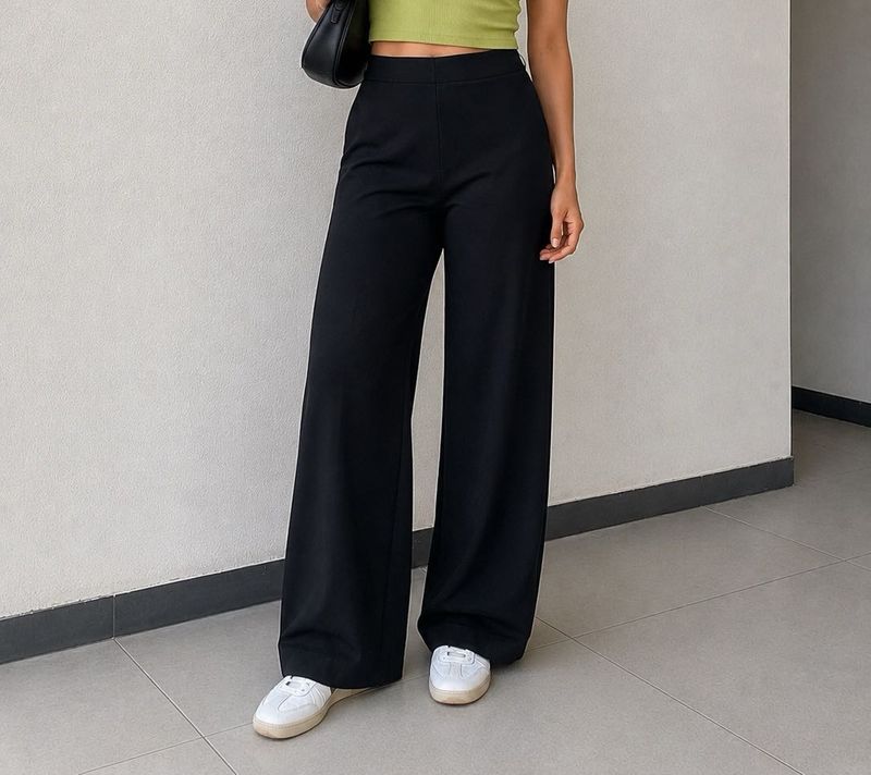 Black formal pants