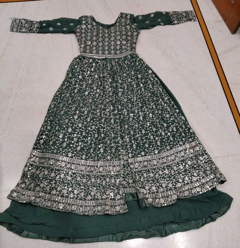 lehenga  gown set