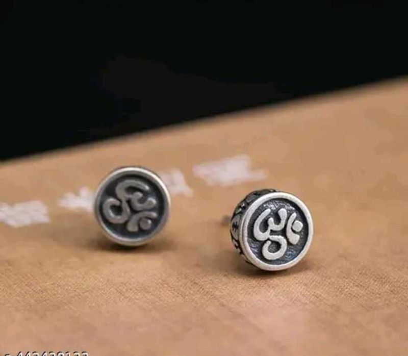 Oxidized Religious Classic Earings .....