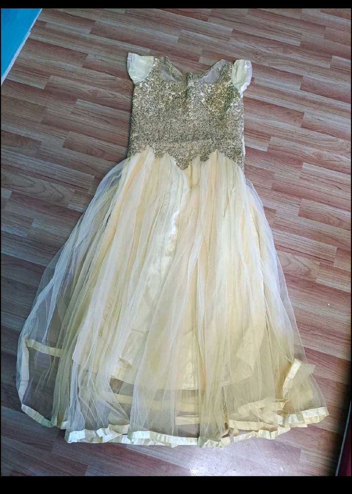 Elegant Sequined Ethnic Gown