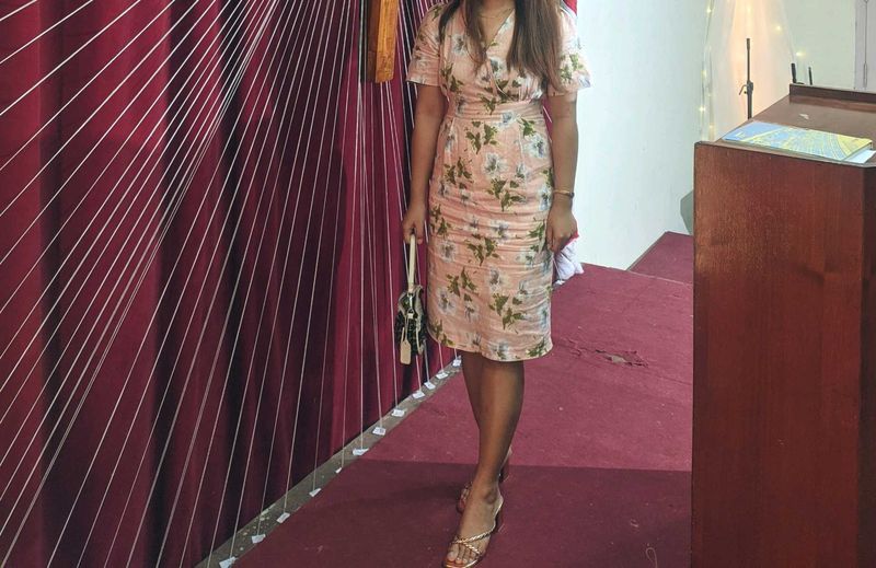 Chic Floral Print Midi Dress