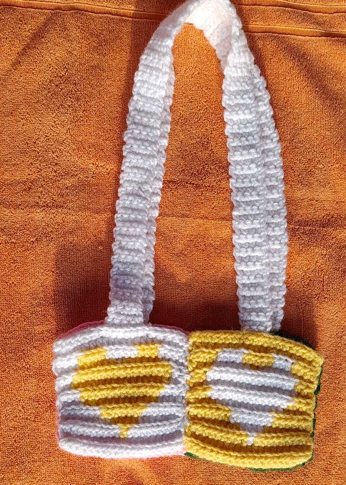 Crochet Shoulder Bag and fish pouch💙👜