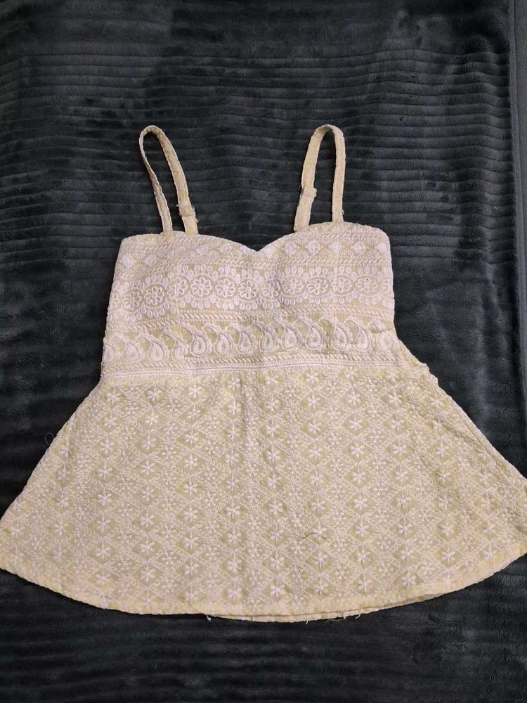 PADDED PEPLUM TOP