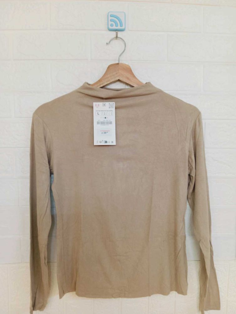 Mock Neck Long Sleeve Top