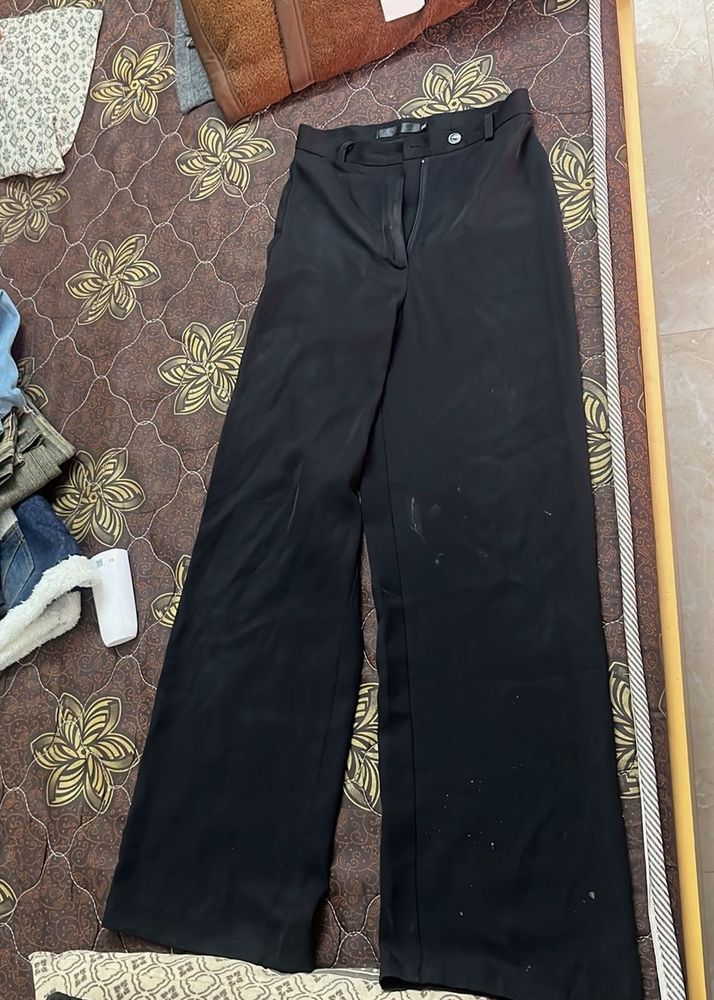 Classic Black Wide Leg Pants