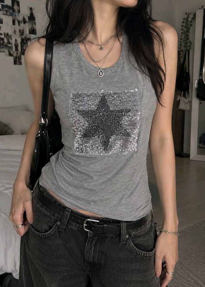 Sparkly Star Tank Top