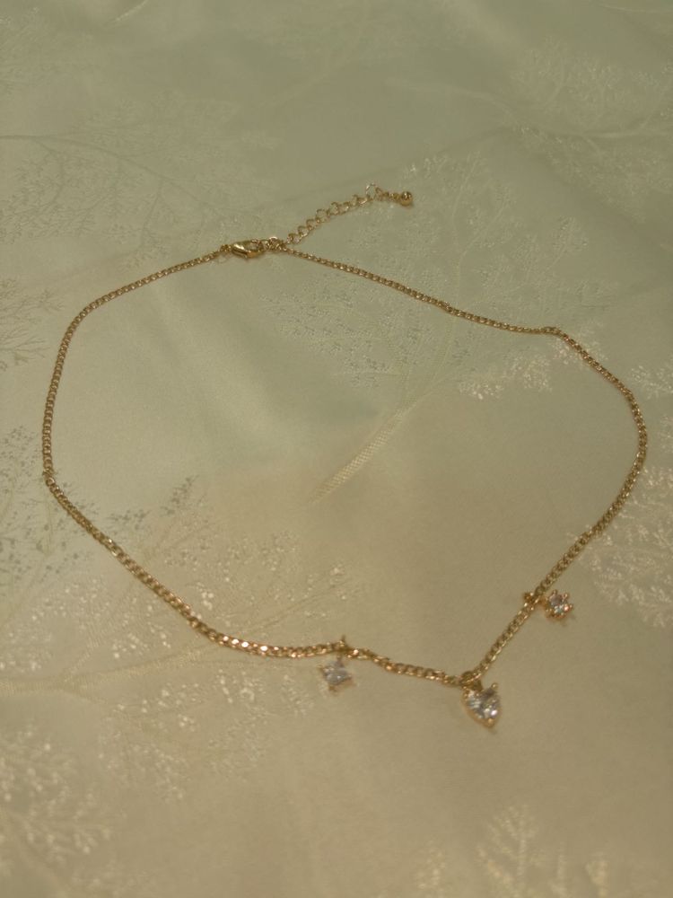 Three Pendants necklace(star,heart,round)