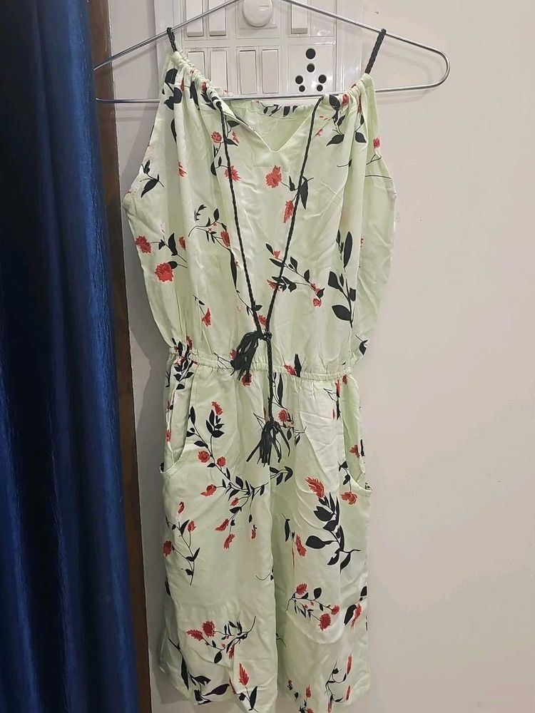Floral Print Romper