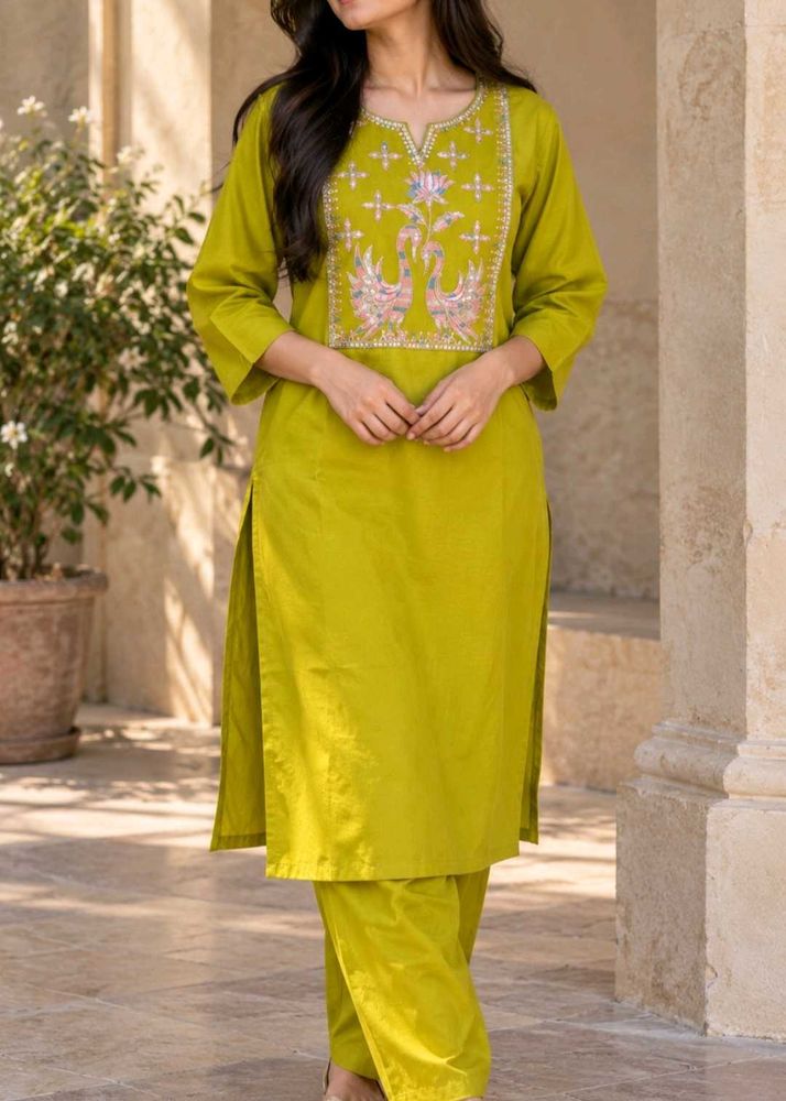 Beautiful Embroidered Kurta Set
