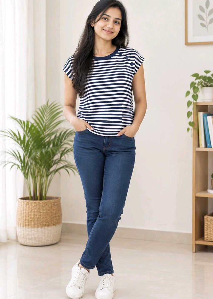 NEW Striped Women's T-Shirt