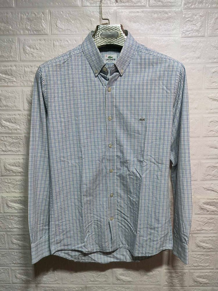 Lacoste Men's Checked Long Sleeve Shirt