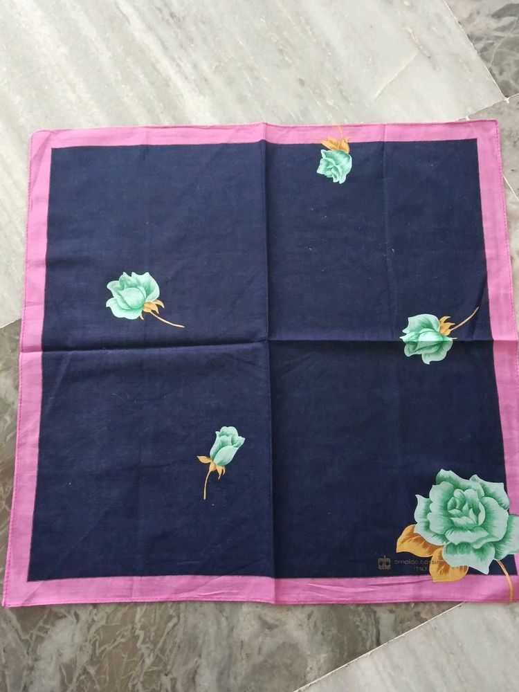 Designer Rose Print hanky